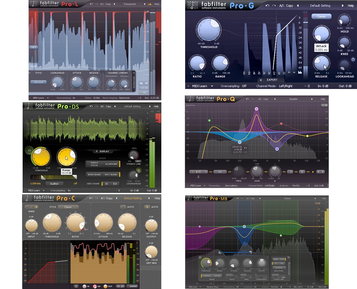 FabFilter Pro Bundle Mac PC Software eLicense